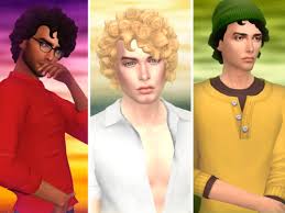 Sims 4 cc alpha hair male. Sims 4 Male Curly Hair Alpha