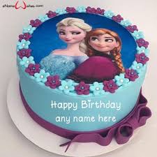 Birthday Cake With Name Generator For Boy Birthday Wishes With Name Edit On Cake Enamewishes In 2020 Frozen Birthday Cake Happy Birthday Cakes 6th Birthday Cakes