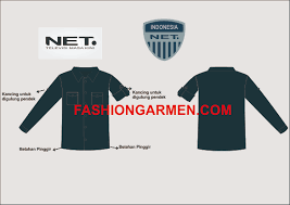 Mengapa desain seragam net tv sangat diminati jual seragam baju kemeja panjang trans tv net tv hitam biru navy pdh pdl dengan harga rp89 900 dari toko online top star jakarta utara cari produk kemeja pria lainnya di tokopedia jual beli online aman dan nyaman hanya di tokopedia. Seragam Net Tv Vector Silakan Download