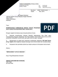 Contoh penutup surat adalah seperti berikut saya yang menurut perintah noor azman bin abdul rahman ketua penolong pengarah seksyen pentadbiran bahagian khidmat pengurusan b p. Mohon Sumbangan Beras