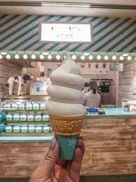 Milk Craft Cream Hokkaido Milk Soft Serve Ice Cream Tokyo Station Soft Serve Ice Cream Soft Serve Green Ice Cream