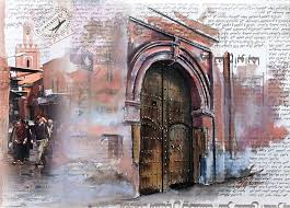 Epingle Par Katerina Sur Aquarelle Architecture Voyage Aquarelle Maroc Voyage Croquis