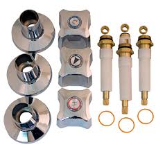 Easily install new handles to restore or refresh a faucet's look. Lincoln Products Tub And Shower Rebuild Kit For Kohler Trend 3 Handle Faucets 111865 The Home Depot