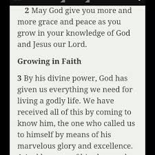 May God Give You More And More Grace And Peace As You Grow In Your Knowledge Of God And Jesus Our Lord Growing In Faith 3by Godly Life Faith Faith Inspiration