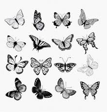 Sort by newest first , All Free Download Com Set Von Schmetterlingen Silhouetten Vector Illustration Allfree Small Butterfly Tattoo Butterfly Tattoo Designs Tiny Butterfly Tattoo