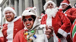 Better Not Pout Better Not Cry Santacon Bar Crawl To Drink Nyc Dry Cbs New York