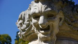 Estátua Do Diabo Que Olha Paris Imagem de Stock