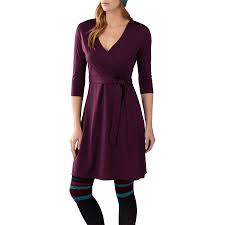 Smartwool Women S Maybell 3 4 Dress Merino Wool Blend Dresses Smartwool Woman Dress Brands
