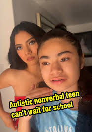 Autistic Nonverbal Teen Excited for School