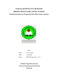 Contoh makalah laporan observasi anak tunagrahita. Makalah Profil Pengusaha Muda Sukses
