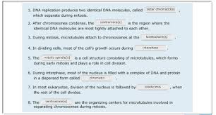 Daughter cells are identical to parent cells. Mastering Biology Chapter 12 Mitosis Flashcards Easy Notecards