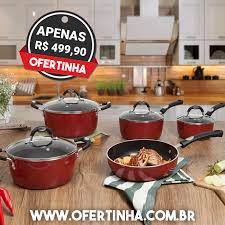 leia a legenda jogo de panelas tramontina antiaderente de aluminio vermelho 5 pecas convida monaco r 499 90 em 11x sem juros