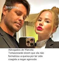 A influenciadora Rafaela Clemente acusou Dado Dolabella de agredir sua  namorada, Marcela Tomaszewski, a denúncia ganhou força após a circulação de  vídeos e fotos nas redes sociais mostrando hematomas atribuídos à modelo.