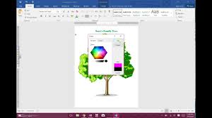 How To Family Tree On Word Youtube