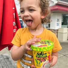 A little bit Sour, a little bit Sweet. Now Introducing Sour Patch Kids Ice  Cream. Available at both locations. #sourpatchkids #souricecream  #sourpatchkidsicecream #sour #new #yum
