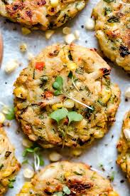 Crab meat from chesapeake blue crabs is traditional, but not essential. Baked Corn And Crab Cakes Oven Or Air Fryer Skinnytaste