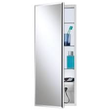 Select from a wide variety of medicine cabinets online. Nutone 704309x White Meridian Medicine Cabinet 15x35 Bevel Mirror With Electrical Outlet Faucetdirect Com