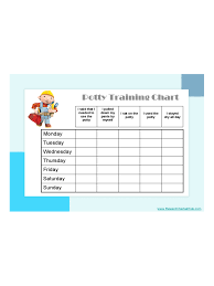 Potty Training Chart 4 Free Templates In Pdf Word Excel