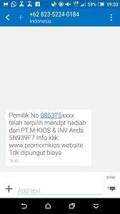 Mbak, saya dapat sms katanya menang undian dapat motor, benar tidak? Ternyata Sms Penipuan Pemenang Undian Mkios Masih Ada Terbaru Januari 2021