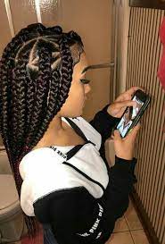 Kanekalon Braids For Natural Hair For African American Women 2019 20 Ideas Short Box Braids Hairstyles Short Box Braids Box Braids Hairstyles For Black Women