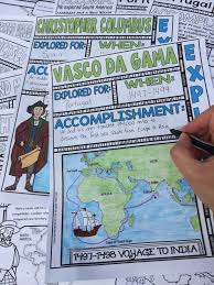 Engage Students With These Explorers From Spain And Portugal Doodle Notes These Fun Doodle Notes Doodle Notes 6th Grade Social Studies Social Studies Notebook