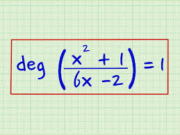 How To Find The Degree Of A Polynomial 14 Steps With Pictures