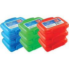 Bulk Plastic Snack Containers With Lock Top Lids 3 Ct Packs At Dollartree Com Snack Containers Plastic Container Storage Crayon Storage