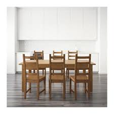 Armen living jaguar dining chair in grey fabric and walnut wood finish. Antique Stain Ikea Kaustby Wooden Chair Kitchen Chair Solid Pine Dining Room Furniture Dining Chairs