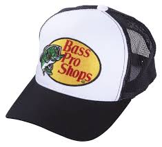 Black Bass Pro Shop Hat Bass Pro Shops Embroidered Logo Mesh Caps Bass Pro Shops Bass Pro Shop Hat Bass Pro Shops Pro Shop