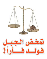 تمخض الجبل فولد فأرا