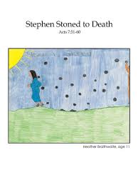 Church house collection has book of acts coloring pages. Kids Color Me Bible Chapter 54 Stephen Stoned To Death Kids Talk About God