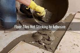 In many cases, you can stick the tiles back down without any special tools or materials, but on occasion, you might if you have to replace the adhesive, check the adhesive manufacturer's instructions to determine how long to wait. Ceramic Floor Tile Not Sticking Ready To Diy