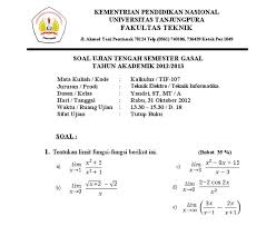 Contoh Soal Sbmptn Teknik Informatika