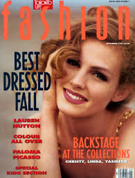 Cover of Fashion with Meris Williams, September 1991 (ID:37894)| Magazines 