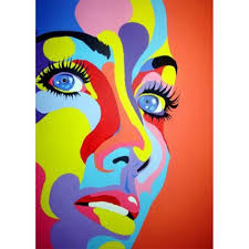 Character 30x40cm Canvas Full Round Drill Diamond Painting Pop Art Painting Pop Art Drawing Art
