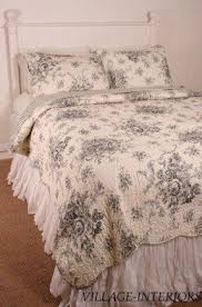 Black And Cream Toile Bedding Toile Bedspreads Toile Bedding French Country Bedding Country Bedding Sets