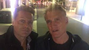 Well that was fun last night. I've always been told I look like Dolph  Lundgren. Even he thinks I look like him