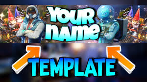 Fortnite semaine 5 saison 8 banniere etoile de combat cachee. Banniere Fortnite Template Youtube