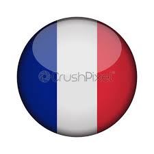 Map showing france with the french flag. France Flag In Glossy Round Button Of Icon France Emblem Stock Vector Crushpixel