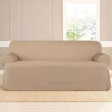 Sofa covers couch slipcover seat cotton blend 1 4 seater pet dog cover protector alexnld com. Buy Heavyweight Cotton Duck T Sofa Slipcover Khaki Sure Fit Online In Poland 53848108