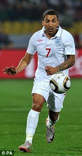 Aaron Lennon out of England's squad to face Montenegro and is replaced by  Stewart Downing