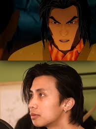 Voicing Taigen from Blue Eye Samurai #acting #actor #blueeyesamurai  #netflix #voiceactor