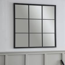 Truu design decorative window pane metal wall mirror. Window Pane Mirror By All Things Brighton Beautiful Notonthehighstreet Com