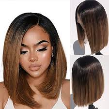 All of them are made from remy human hair which has intact cuticles, no tangle, and no. Great For Sweet Season 1b 33 Highlight 30 Blonde Ombre Human Hair Lace Front Wigs For African American Blonde Ombre Front Lace Wigs Human Hair Chin Length Hair