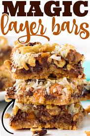 For the salted pecan crust: Magic Cookie Bars 7 Layer Bars Mama Loves Food