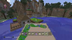 Minecraft Xbox One Edition Large Map Seed Click On The Photo To Visit Www Minecraftxboxseeds Com For Seed And Coordinates Inclu Large Maps Village Mansions