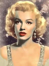 Twin, twin xl, full, queen, and king. Marilyn Monroe Portrait A Digital Art By Andre Drauflos