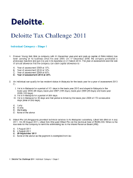 Our approach combines insight and innovation from multiple disciplines with business and industry knowledge to help your company excel globally. Dtc Example Question Stage 1 Taxation Public Finance