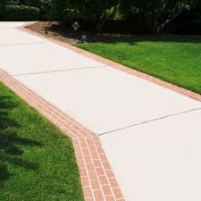 My wife wants to do dry creek style landscaping next to our driveway, which is built with brick pavers. Brick And Concrete Driveway Houzz