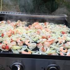 Poelee De Fruits De Mer A La Plancha Recette Recette De Plat Fruits De Mer Poelees